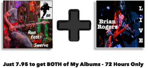 Just 7.95 to get BOTH of my albums- 72 Hours Only!