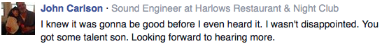 Facebook Feedback You Got Talent Son!