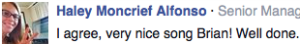 Facebook fan feedback 2